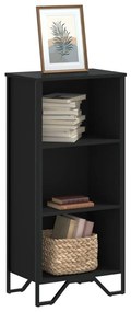 848604 vidaXL Bibliotecă, negru, 50x31x106 cm, lemn prelucrat