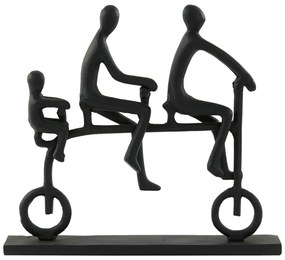 Statuetă din metal (înălțime 32 cm) Cycle – Light &amp; Living