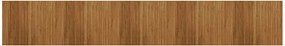 vidaXL Covor dreptunghiular, maro, 80x500 cm, bambus