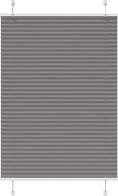 vidaXL Jaluzea plisată Antracit 100x150 cm Lățime țesătură 99,4 cm