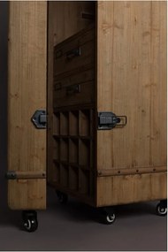 Dulap vinotecă din lemn Dutchbone Lico