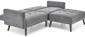 Canapea cu taburete Corner (gri). 1092514