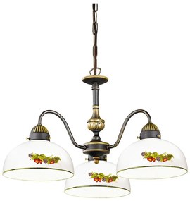 Lustră pe lanț Kolarz 731.83.121 NONNA 3xE27/75W/230V struguri/căpșuni
