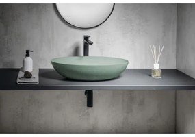 Sapho - Lavoar pentru montare pe blat FORMIGO 60 x 40 cm, beton/verde