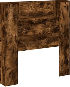 vidaXL Tăblie cap Stejar fumuriu 100 x 16,5 x 103,5 cm Lemn compozit