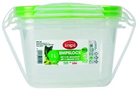 Set 2 cutii pentru alimente Snips, 1 l