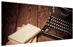 Tablou - Mașina de scris (120x50 cm)