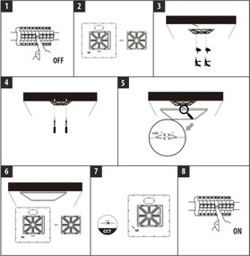 Plafonieră LED 32W/230V 3000/4000/6500K 40x40 cm albă