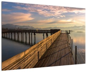 Tablou - e malul lacului Obersee (90x60 cm)