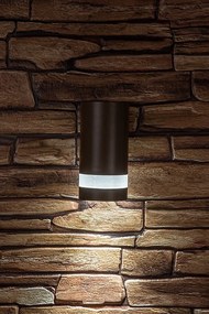 Aplica LED CCT perete exterior IP65 Urfa Line maro