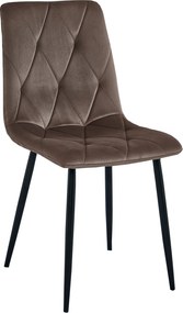 Scaun Bucatarie/Dining Fido,Catifea Maro Inchis