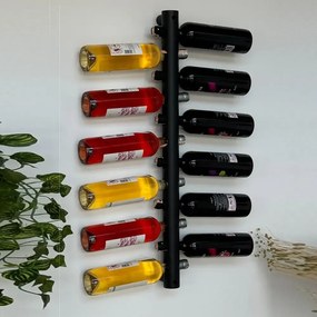 Raft de perete/suport vinuri, Wine Stand Homs, metal