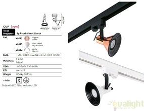 Spot alb directionabil pe sina, CUP 40594