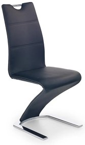 Scaun de bucaterie Lindsey, negru