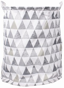 Cos pentru jucarii si rufe Culoare alb-gri, BOWA