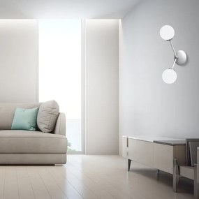 Aplică JOY 2xE14/40W/230V alb/crom lucios