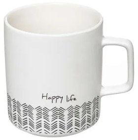 Cana Happy Life XL, ceramica, 500 ml