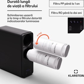 Klarstein PureLine 800, sistem de filtrare, osmoză inversă, 800 GPD / 3000 L/d