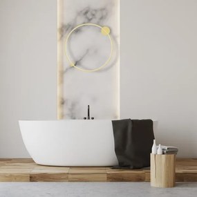 LED Aplica SATURNO LED/46W/230V pr. 80 cm IP44 auriu