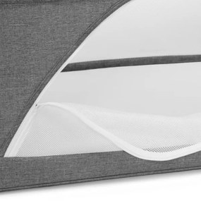 Pătuț de voiaj KINDERKRAFT  4 în 1 SOFI gri