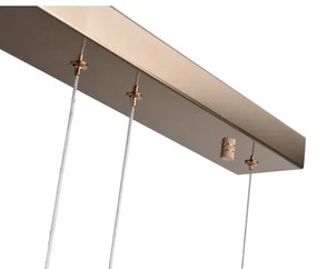 Zuma Line MD3713-2-3GT - Lustră LED suspendată pe cablu GIRONA, LED/36W/230V, roz auriu