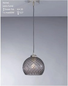 Lustra, Pendul modern design italian 10002 fumuriu