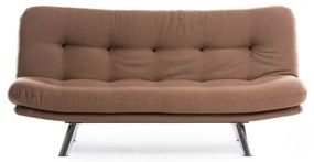 Canapea extensibilă BINA, 2 locuri, maro deschis