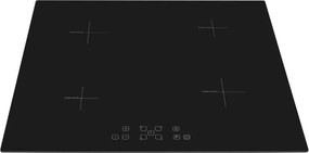 Plită cu inducție încorporabilă HOMEFORT HFBI64T0B, fără cadru, 7400 W, senzor tactil, blocare pentru copii