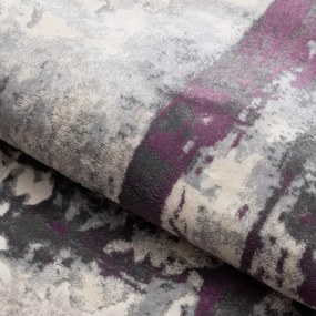 200x300 cm Covor Fusion, Premium, Culoare Mov/Lila, Pentru Living/Hol/Dormitor, Modern, 70% Polyester / 30% Polipropilenă