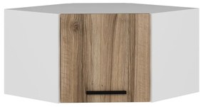 Raft de perete, de colț Bubose 5 (alb + dore) . 1095734