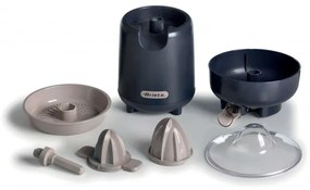 Storcator electric pentru citrice Ariete BREAKFAST 0417/00, 40W, Capac, 2 conuri detasabile, Orificiu cu deschidere si inchidere, Gri inchis
