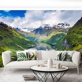 Fototapet Norvegia Fjord