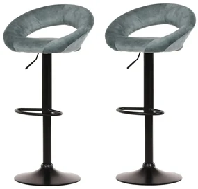 Set de scaune de bar AUB-822 BLUE4, 2 buc.