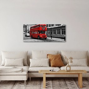 Tablou - Londra cu autobuz (120x50 cm)