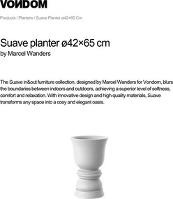 GHIVECI / JARDINIERA DE FLORI SUAVE 42x65cm Vondom