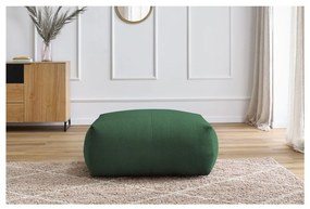 Taburet verde cu tapițerie din catifea reiată Voltaire – Bobochic Paris