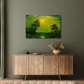 Tablou - Imitator of Ralph Albert Blakelock, Moonlight, reproducere (90x60 cm)
