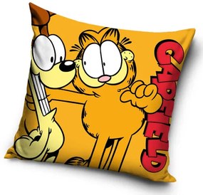 Față de pernă Garfield și prietenul Odie, 40 x 40 cm
