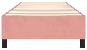 Cadru de pat box spring, roz, 80x200 cm, catifea Roz, 35 cm, 80 x 200 cm