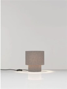 Veioza, Lampa de masa cu abajur maro deschis SYRIN