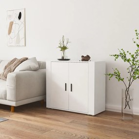 vidaXL Dulap, alb, 80x33x70 cm, lemn prelucrat