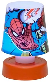 Lampa de noapte LED pentru copii SPIDERMAN 11 cm rosie