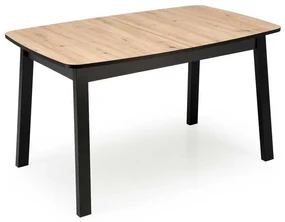 Masă de bucătărie Hank, stejar artisan / negru