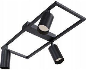 Plafonieră cu 3xGU10/30W/230V neagră