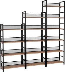 Raft, negru/stejar, KELER TIP 3