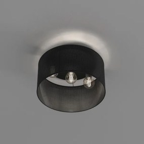 Lustră aplicată LOFT SHADE 3xE27/60W/230V neagră