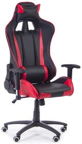 Scaun de birou Racer, negru/rosu