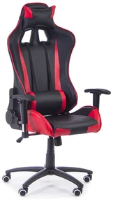 Scaun de birou Racer, negru/rosu