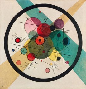 Reproducere Circles in a Circle, Wassily Kandinsky