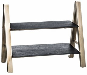 Tava servire 2 niveluri, pentru sushi, 18 x 24 x 27 cm.